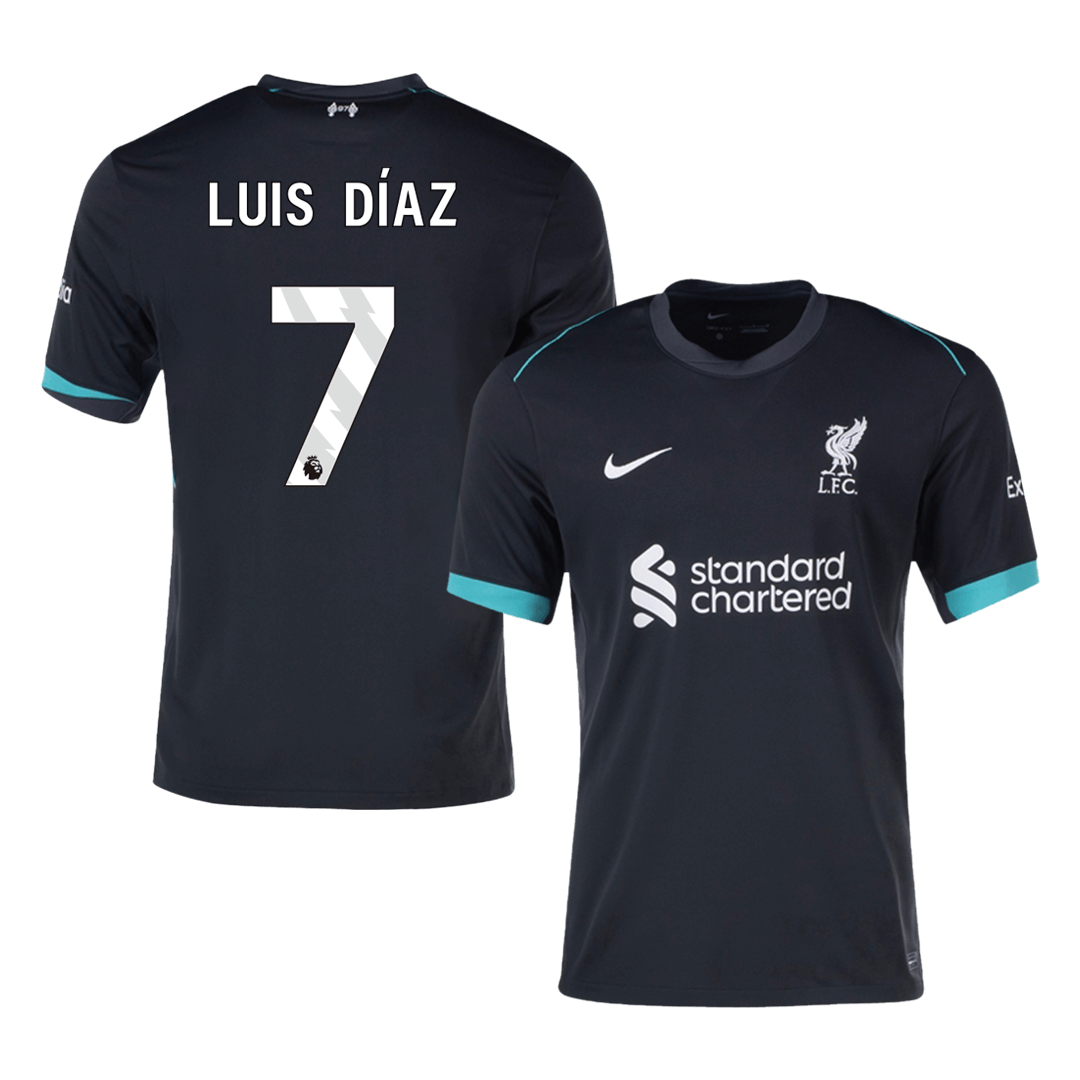 LUIS DÍAZ #7 Liverpool Away Soccer Jersey 2024/25