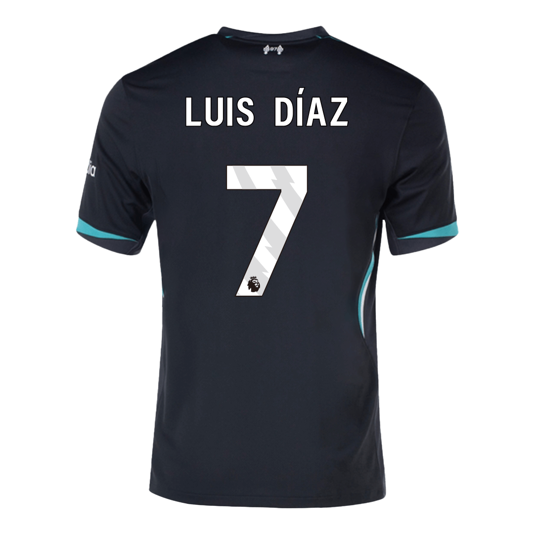 LUIS DÍAZ #7 Liverpool Away Soccer Jersey 2024/25