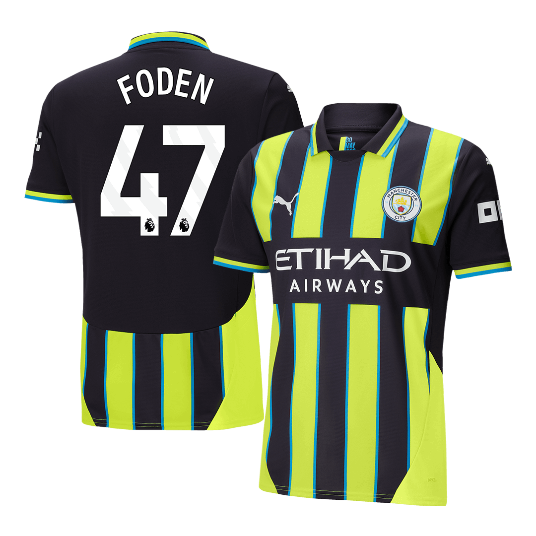 FODEN #47 Manchester City Away Soccer Jersey 2024/25