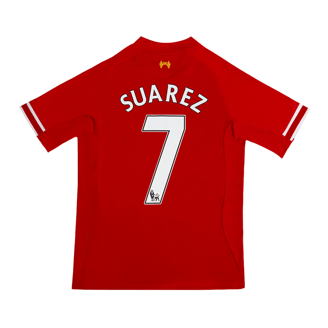 Vintage Soccer Jersey SUAREZ #7 Liverpool Home 2013/14