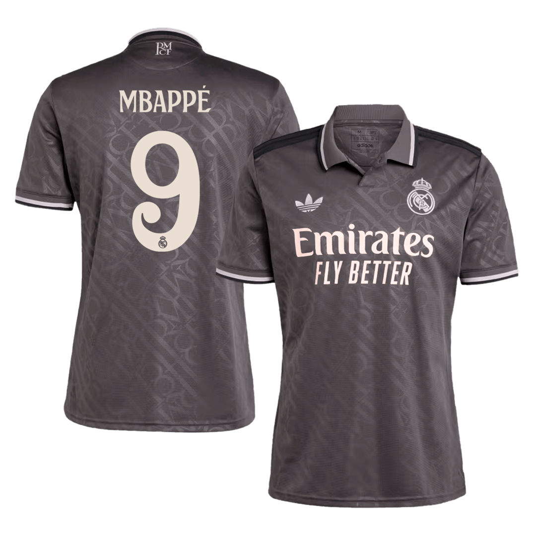 MBAPPÉ #9 Real Madrid Third Away Soccer Jersey 2024/25