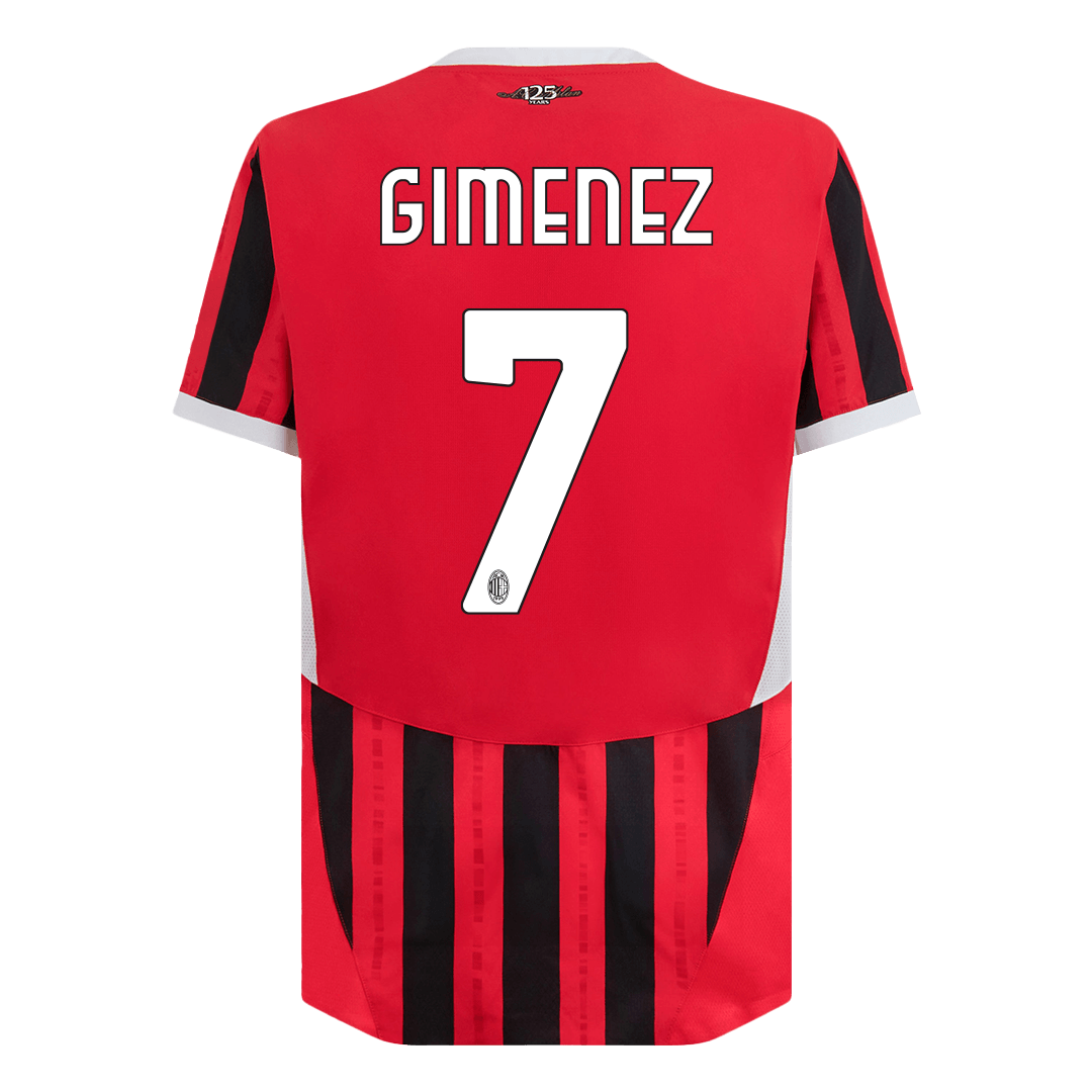 GIMENEZ #7 AC Milan Home Authentic Soccer Jersey 2024/25