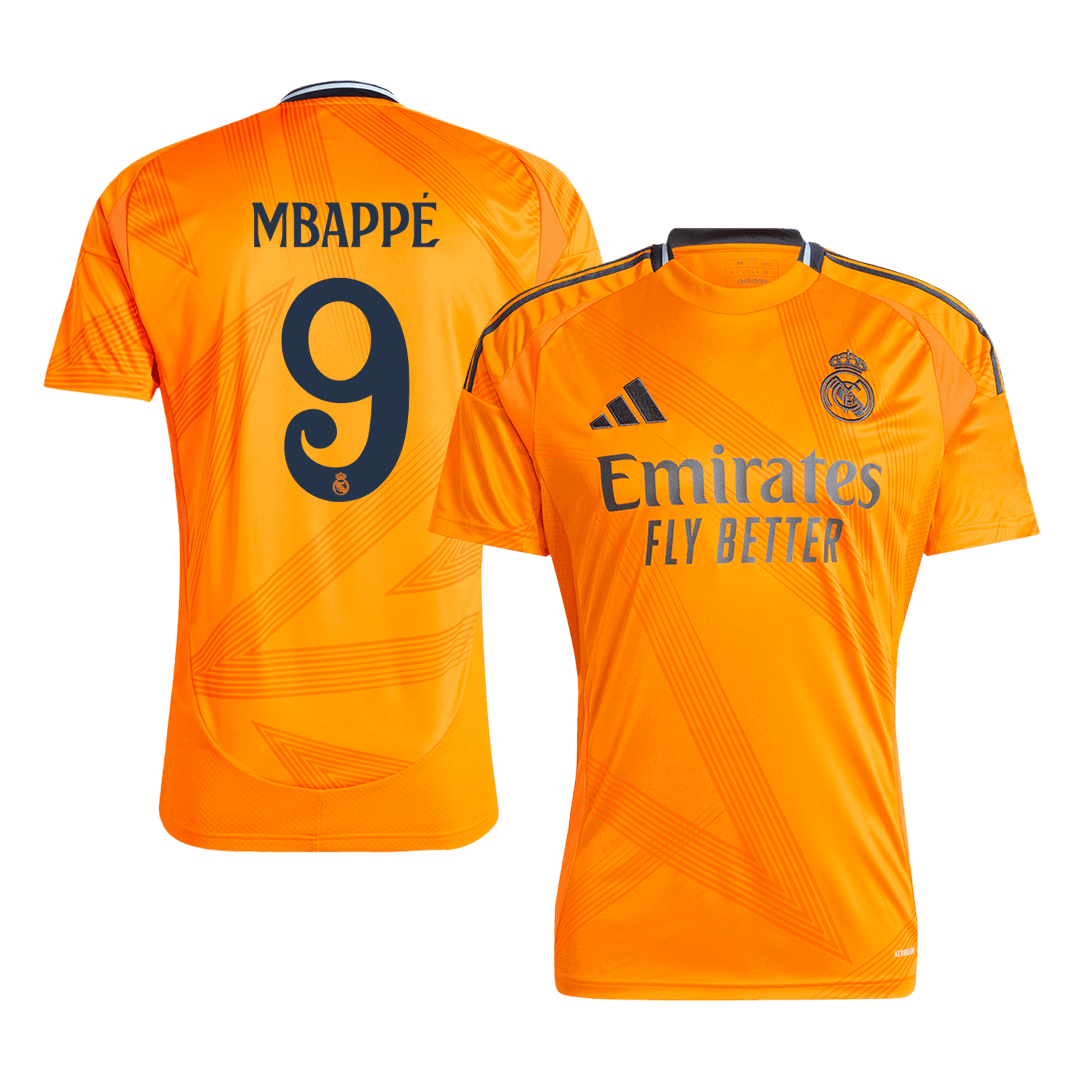 MBAPPÉ #9 Real Madrid Away Soccer Jersey 2024/25