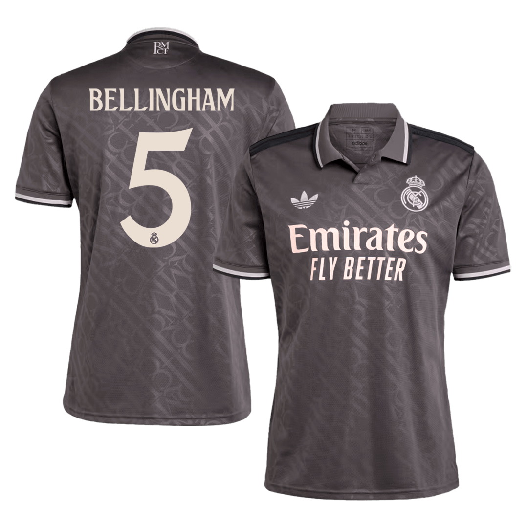 BELLINGHAM #5 Real Madrid Third Away Soccer Jersey 2024/25