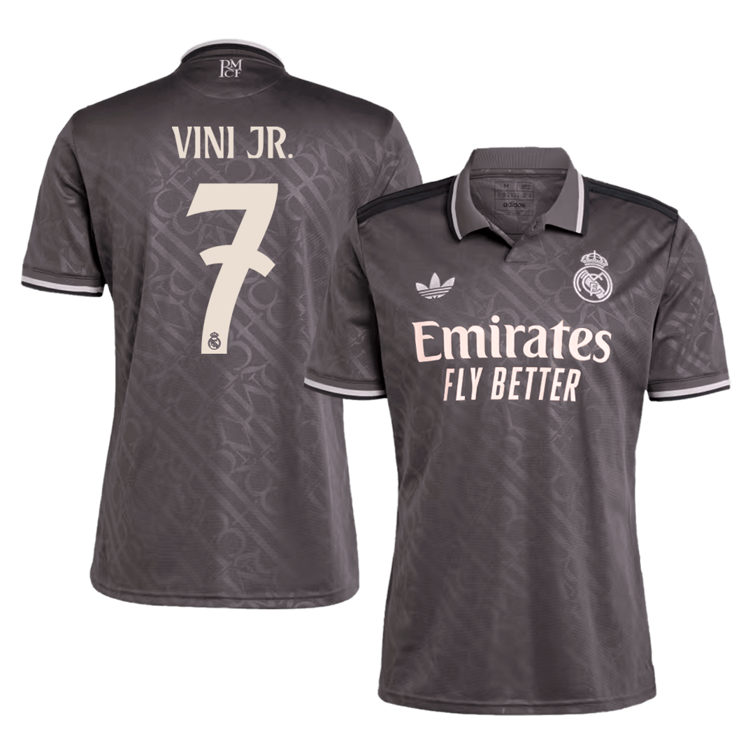 VINI JR. #7 Real Madrid Third Away Soccer Jersey 2024/25
