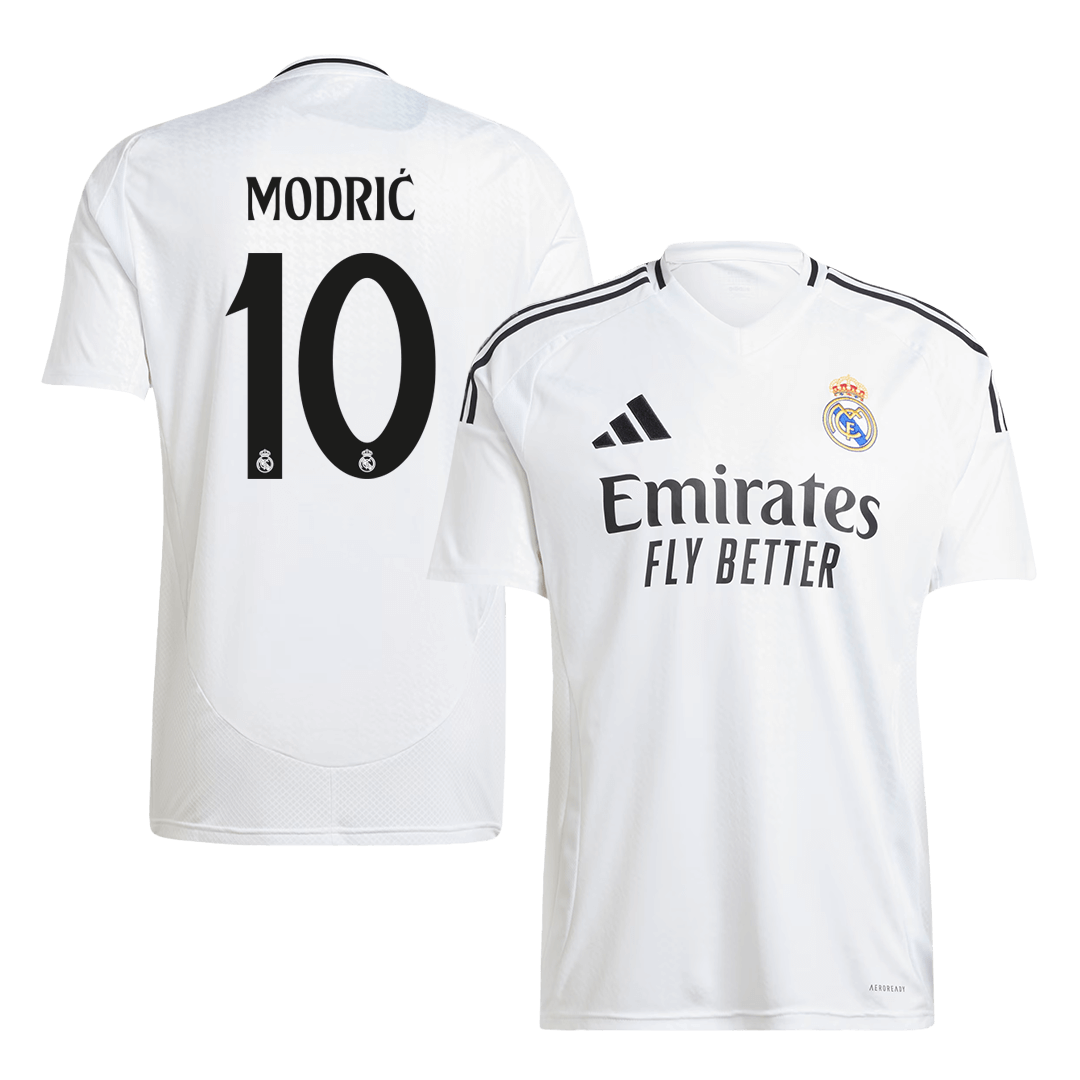 MODRIĆ #10 Real Madrid Home Soccer Jersey 2024/25