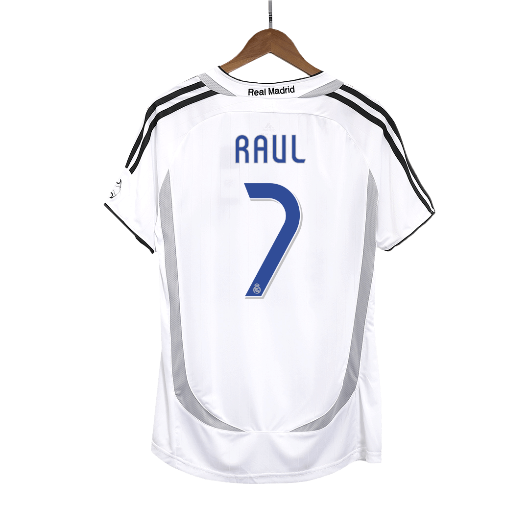 Vintage Soccer Jersey RAUL #7 Real Madrid Home 2006/07