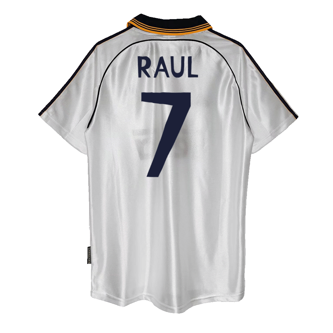 Vintage Soccer Jersey RAUL #7 Real Madrid Home 1999/00