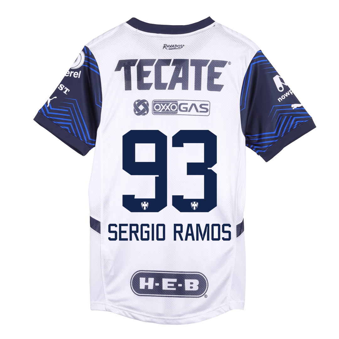 SERGIO RAMOS #93 Monterrey Away Authentic Soccer Jersey 2024/25