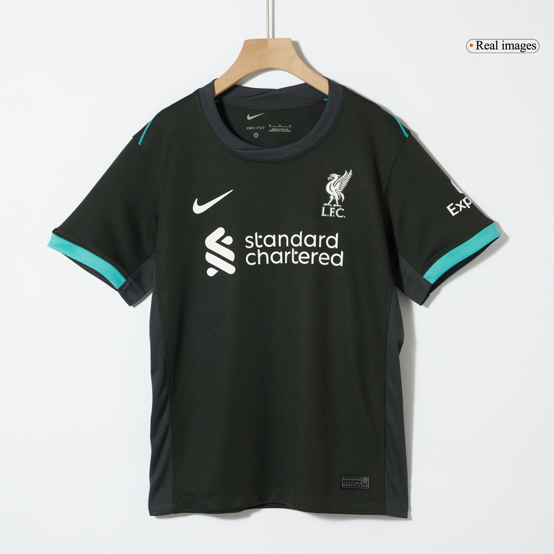 Liverpool Away Kids Soccer Jerseys Kit 2024/25