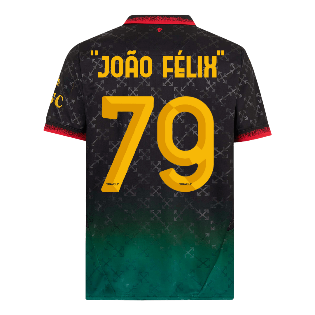 "JOÃO FÉLIX" #79 AC Milan Fourth Away Soccer Jersey 2024/25