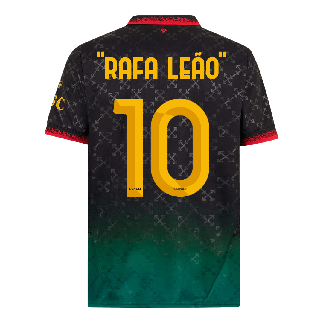 "RAFA LEÃO" #10 AC Milan Fourth Away Soccer Jersey 2024/25