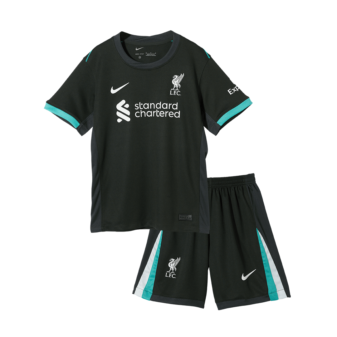 Liverpool Away Kids Soccer Jerseys Kit 2024/25