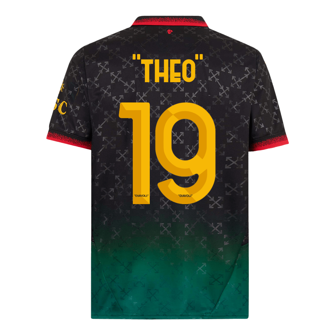 "THEO" #19 AC Milan Fourth Away Soccer Jersey 2024/25