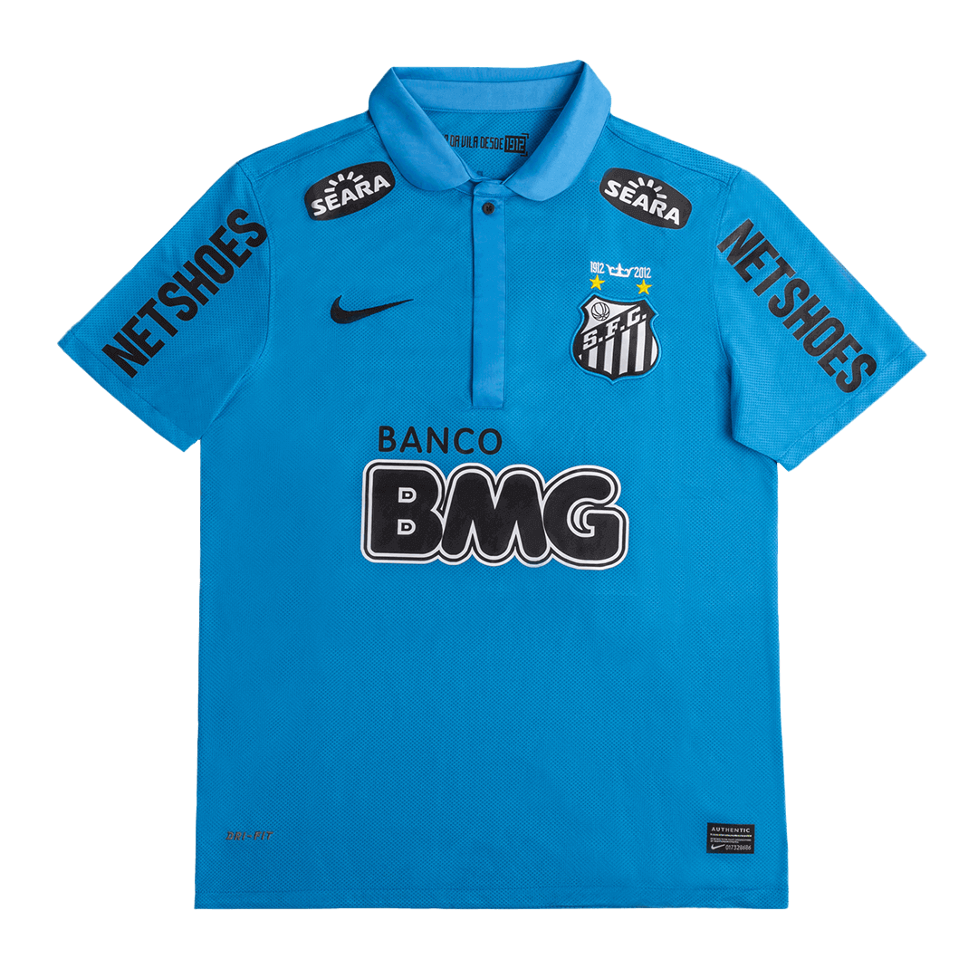 Vintage Soccer Jersey NEYMAR JR #11 Santos FC Third Away 2012