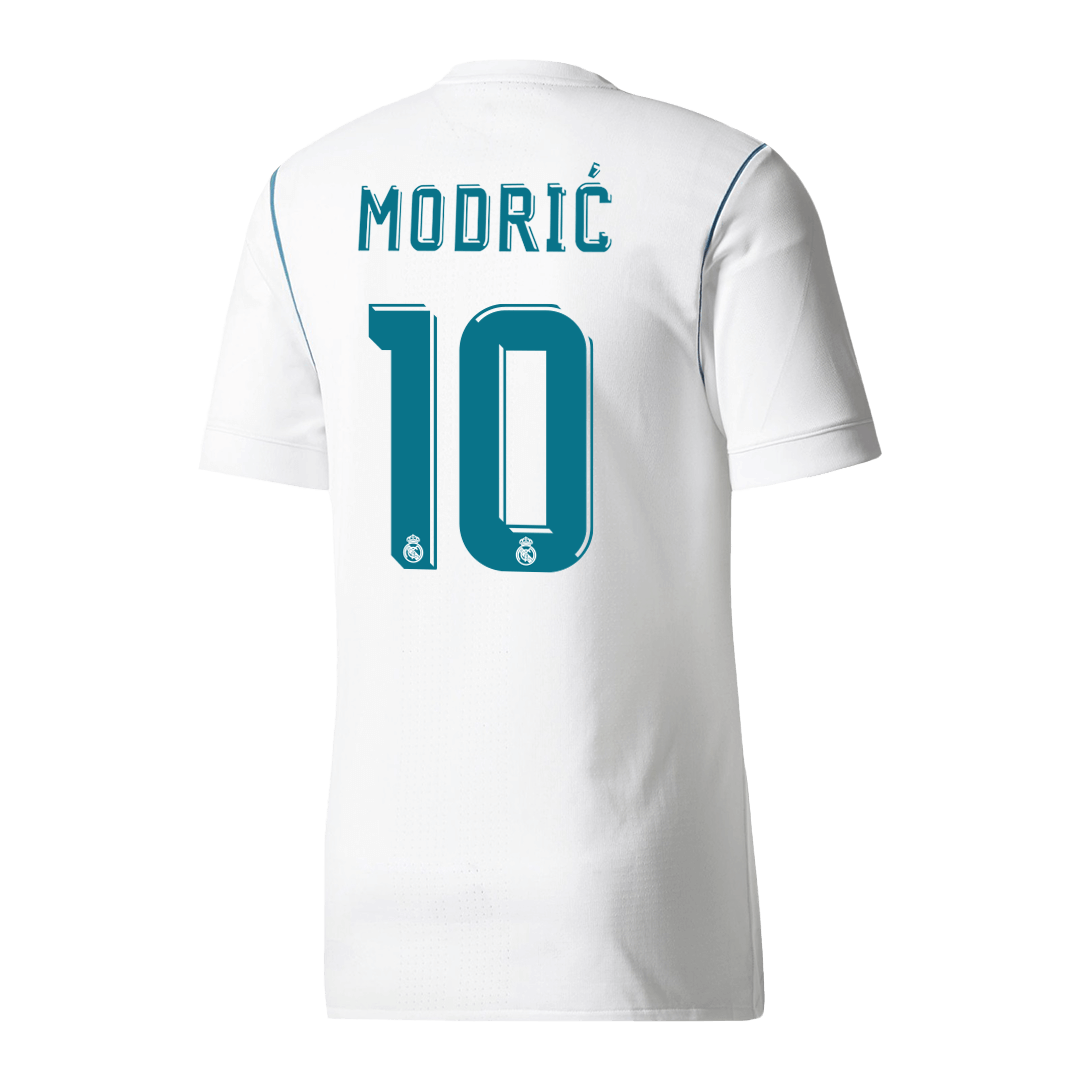 Vintage Soccer Jersey MODRIĆ #10 Real Madrid Home 2017/18