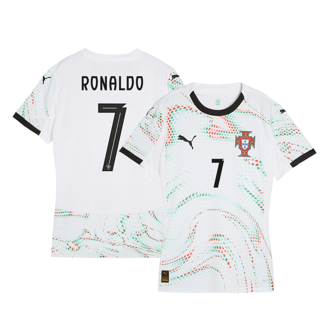 RONALDO #7 Women's Portugal Away Jersey 2025