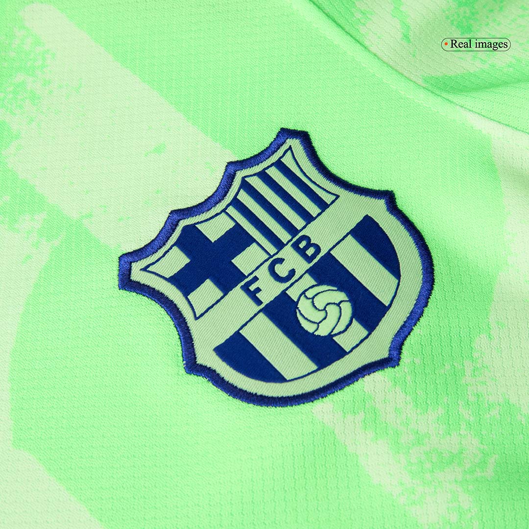 F.DE JONG #21 Barcelona Third Away Soccer Jersey 2024/25 - UCL(Spotify Logo Without Text)