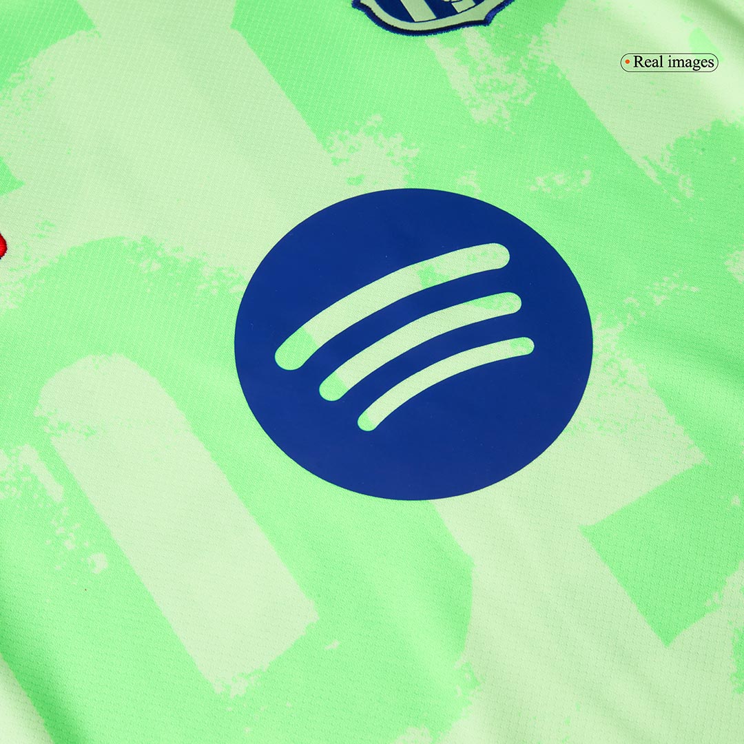 F.DE JONG #21 Barcelona Third Away Soccer Jersey 2024/25 - UCL(Spotify Logo Without Text)