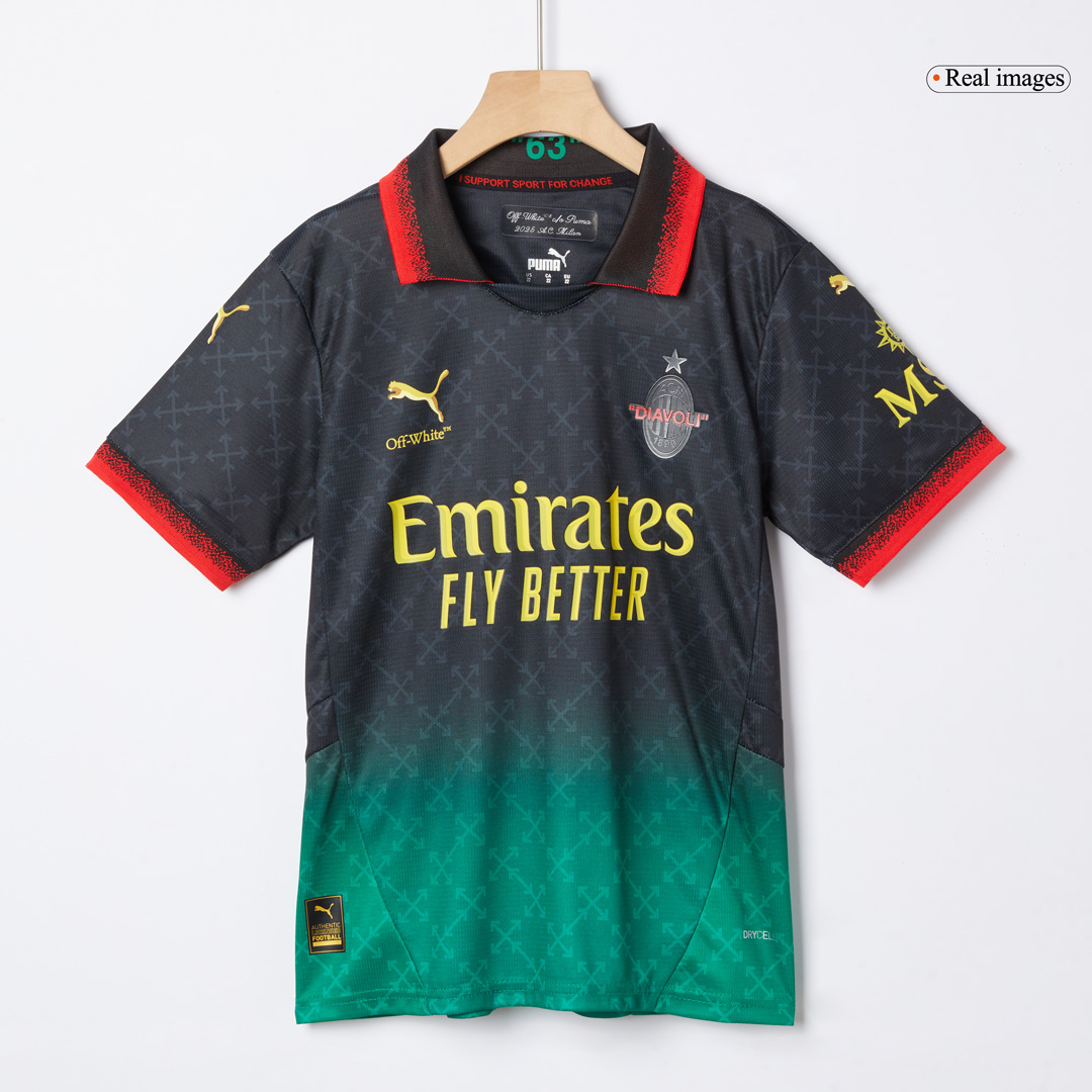AC Milan Fourth Away Kids Soccer Jerseys Kit 2024/25