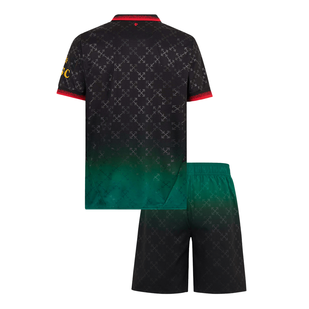 AC Milan Fourth Away Kids Soccer Jerseys Kit 2024/25