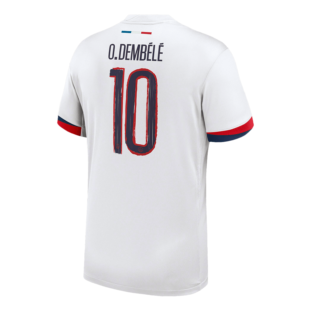 O.DEMBÉLÉ #10 PSG Away Soccer Jersey 2024/25 - UCL