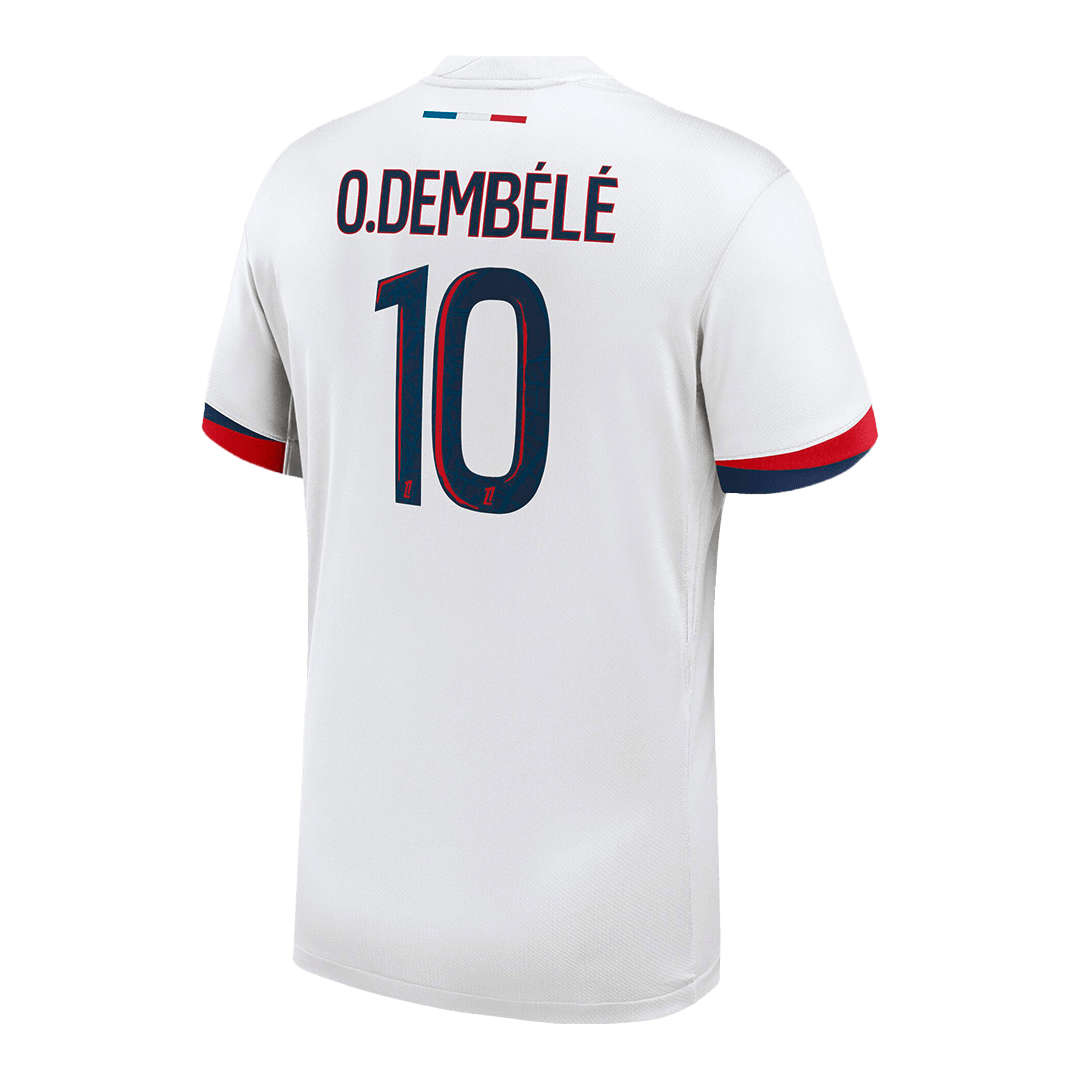 O.DEMBÉLÉ #10 PSG Away Soccer Jersey 2024/25