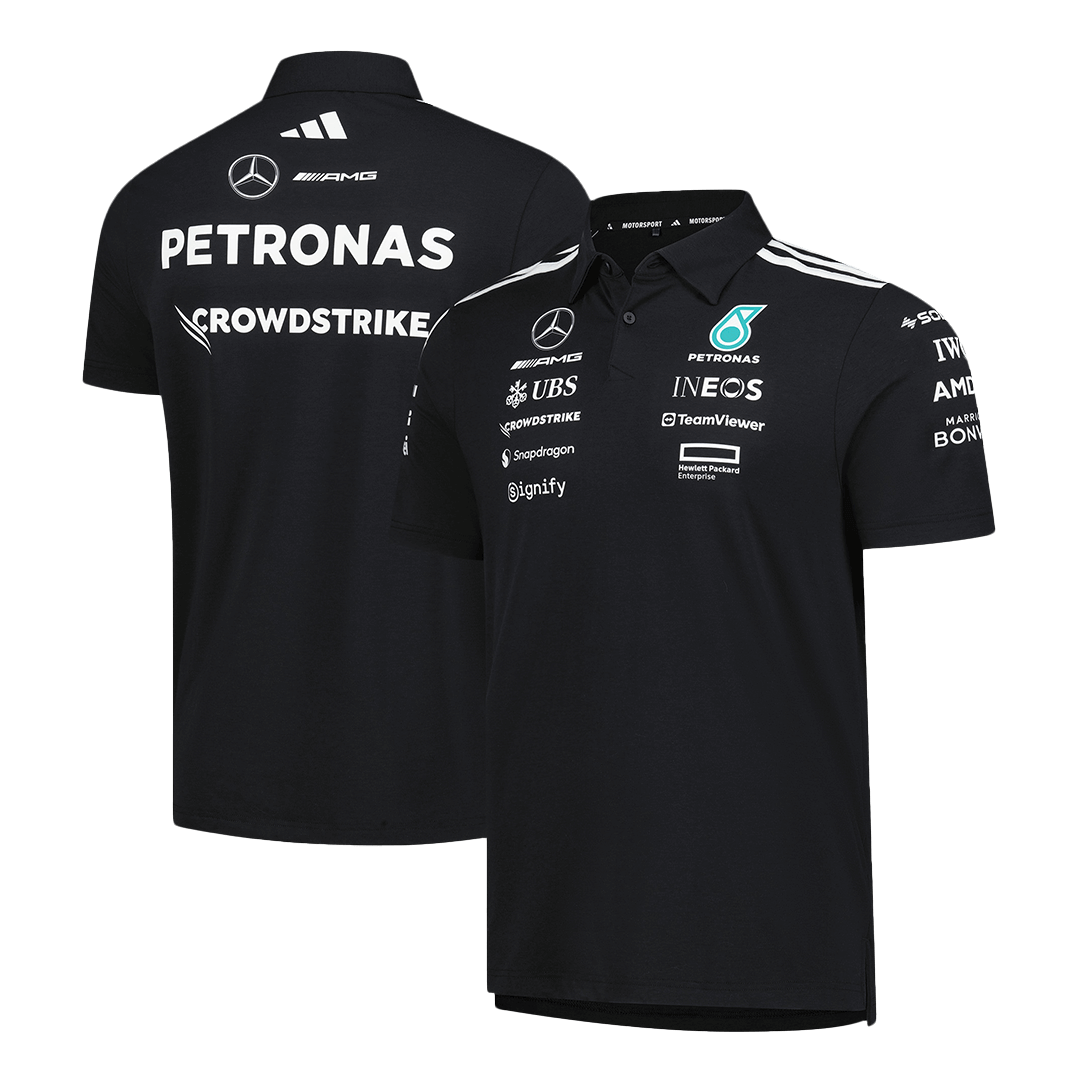 Mercedes AMG Petronas F1 2025 Team Polo Black