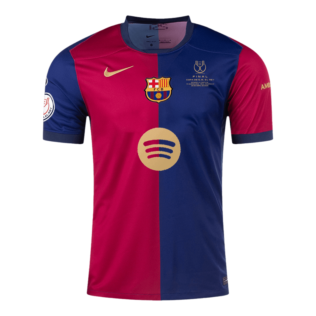 Barcelona Home Soccer Jersey 2024/25 - Copa del Rey Final