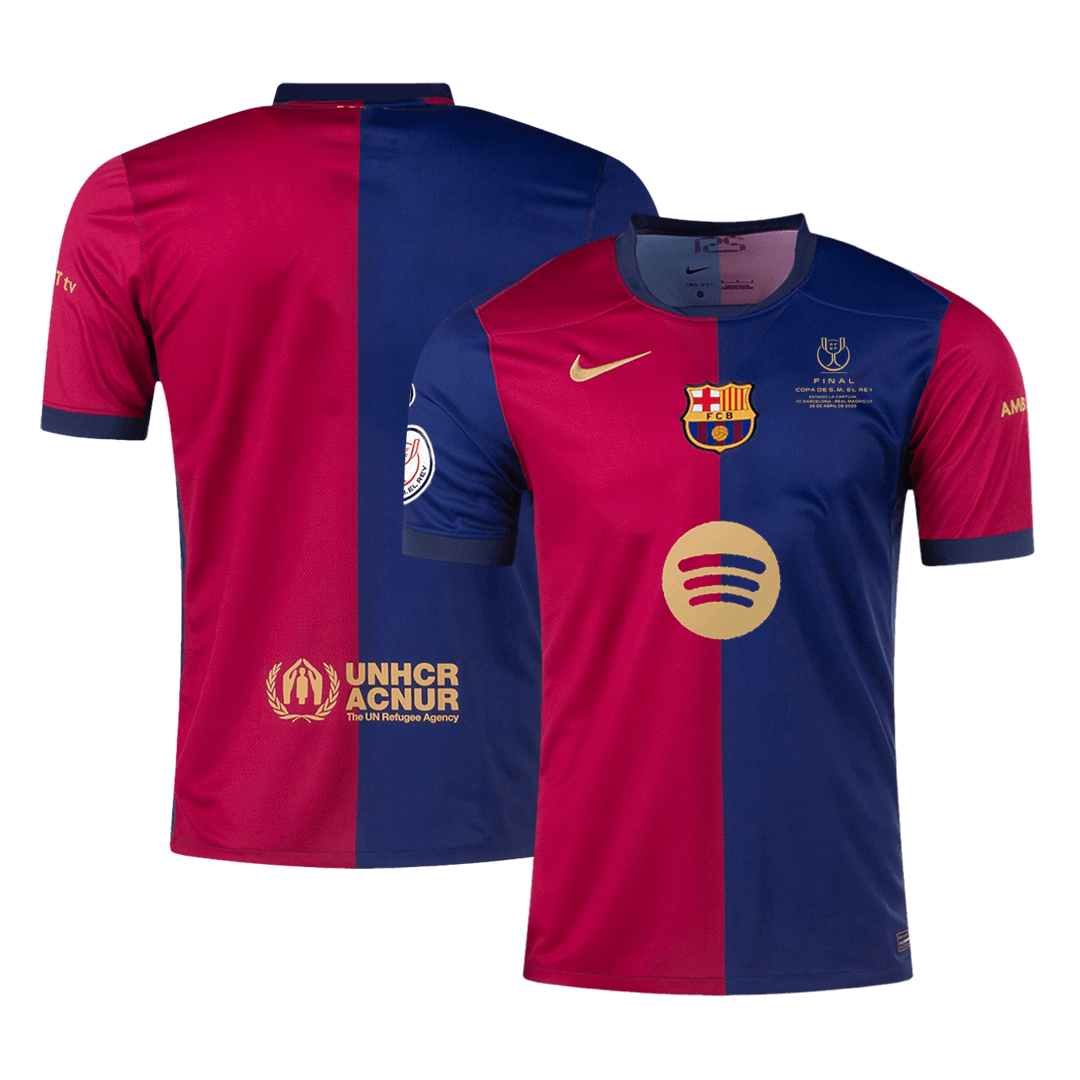 Barcelona Home Soccer Jersey 2024/25 - Copa del Rey Final