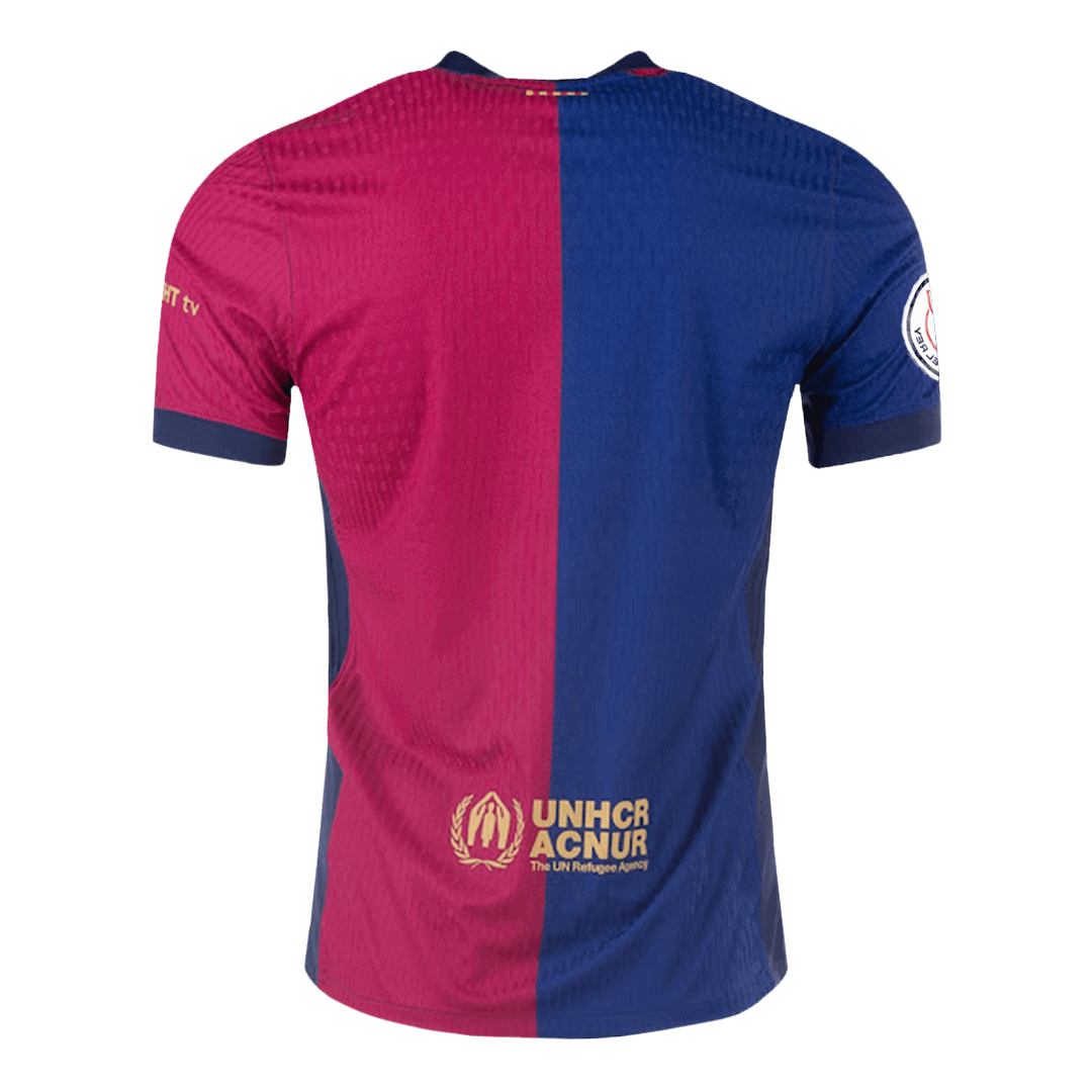 Barcelona Home Authentic Soccer Jersey 2024/25 - Copa del Rey Final