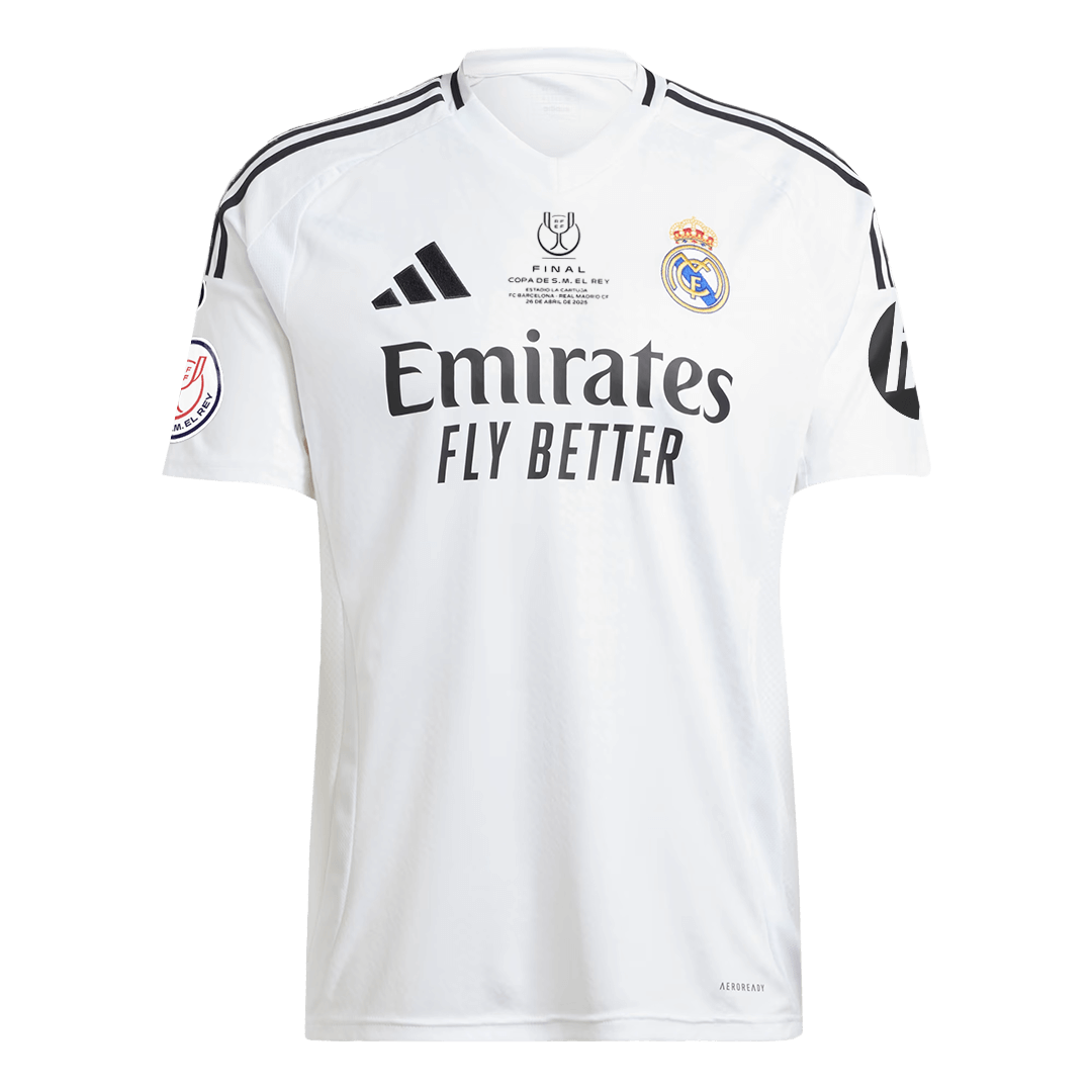 Real Madrid Home Soccer Jersey 2024/25 - Copa del Rey Final