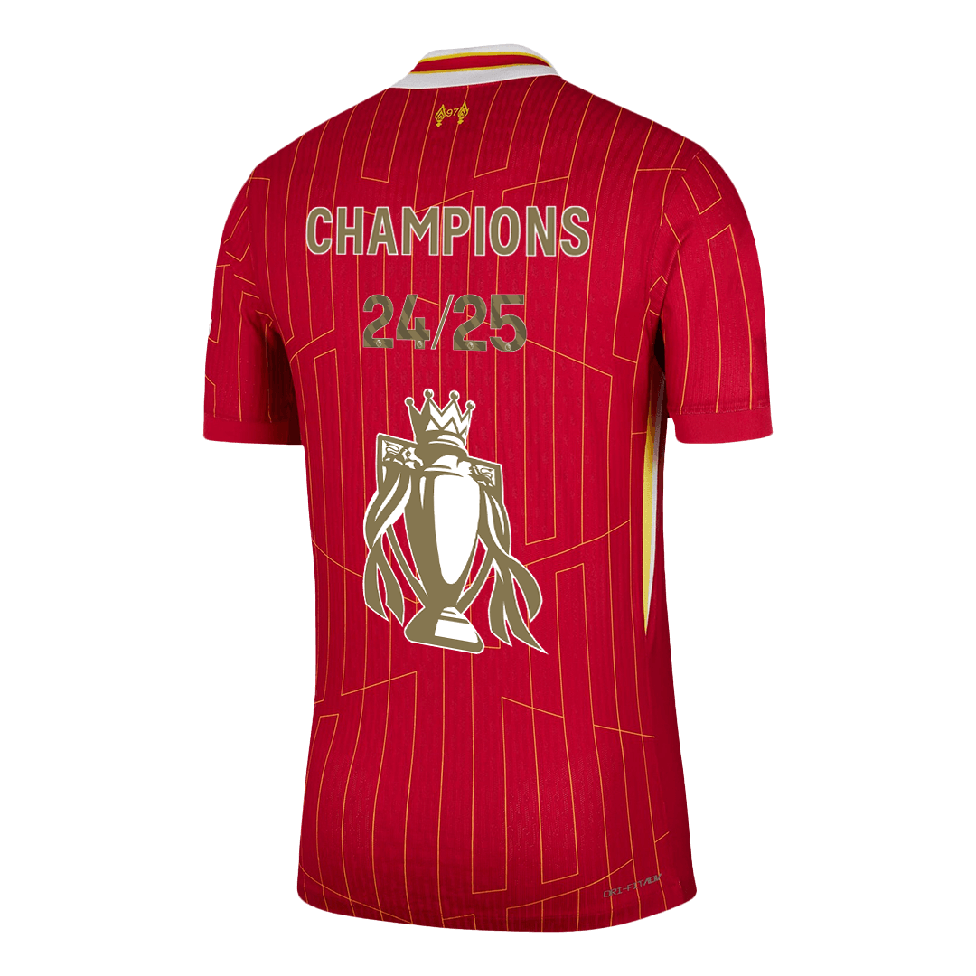 Liverpool Home Authentic Soccer Jersey 2024/25 CHAMPIONS 24/25