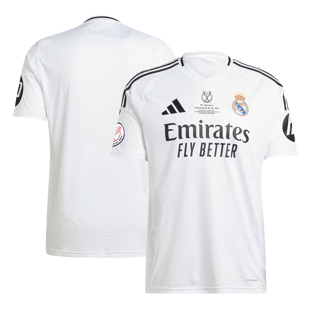 Real Madrid Home Soccer Jersey 2024/25 - Copa del Rey Final