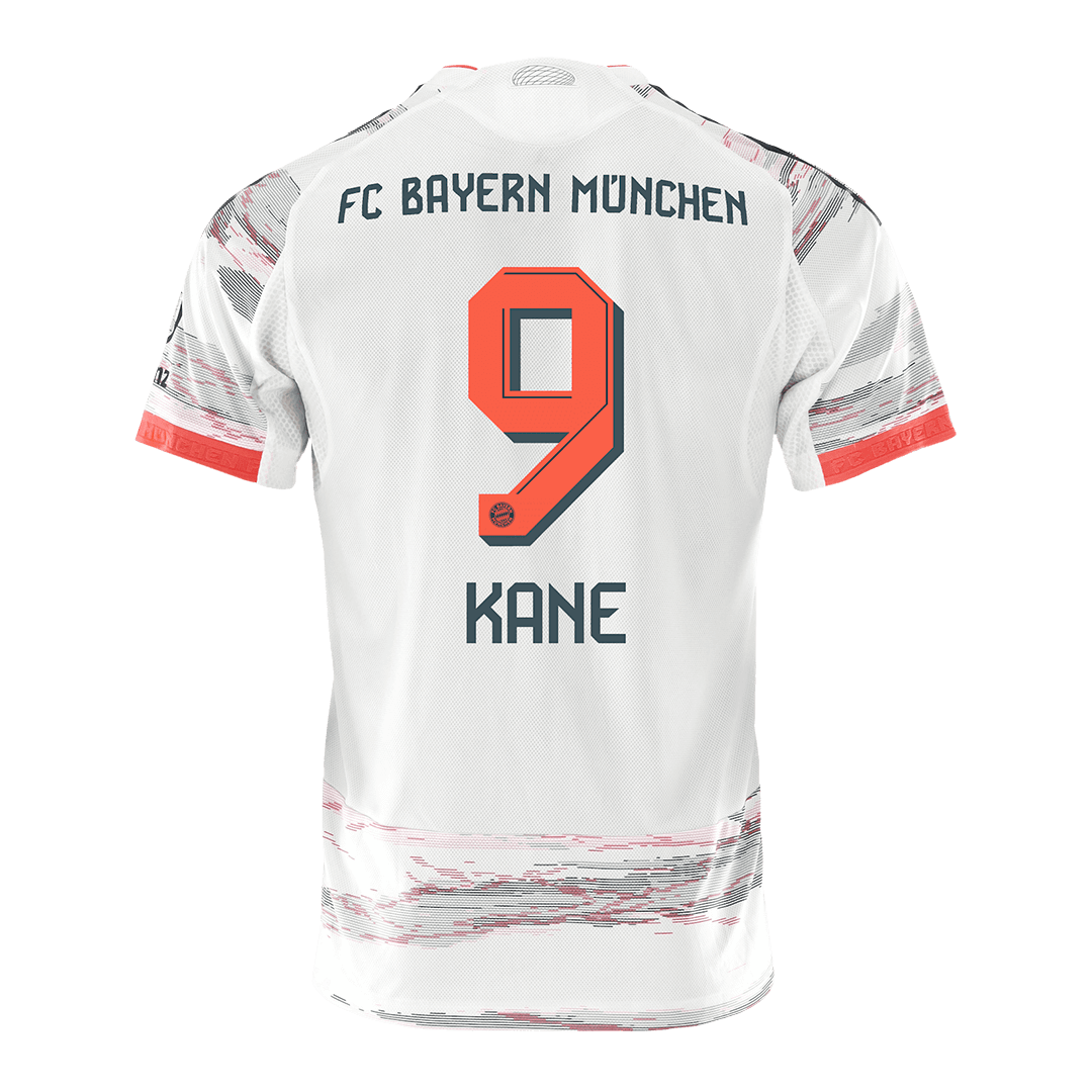 KANE #9 Bayern Munich Away Authentic Soccer Jersey 2025/26