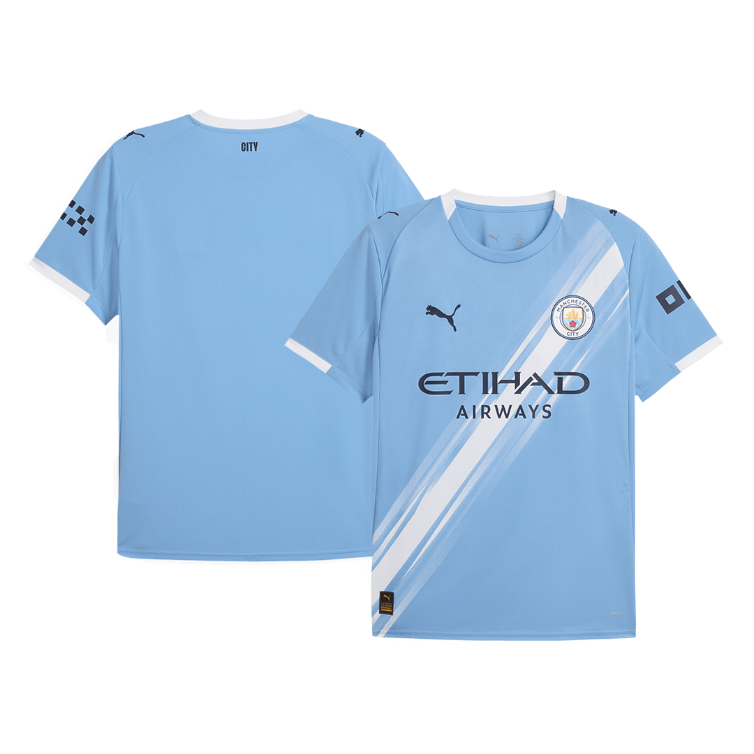 Manchester City Home Soccer Jersey 2025/26 - Discount