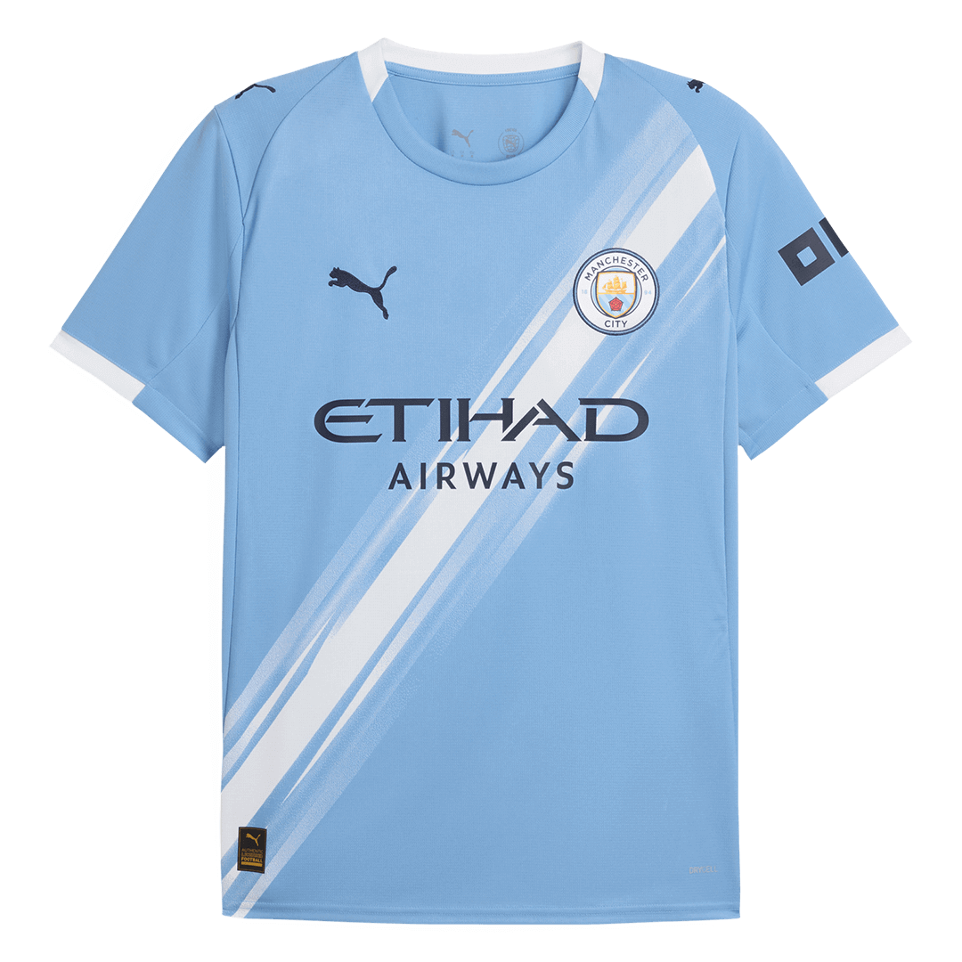 Manchester City Home Soccer Jersey 2025/26 - Discount