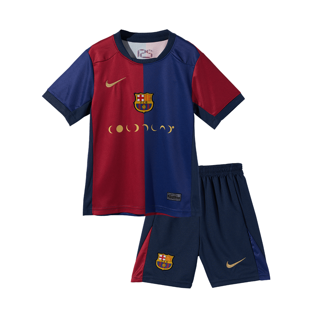 Barcelona Home Kids Soccer Jerseys Kit 2024/25 - COLDPLAY