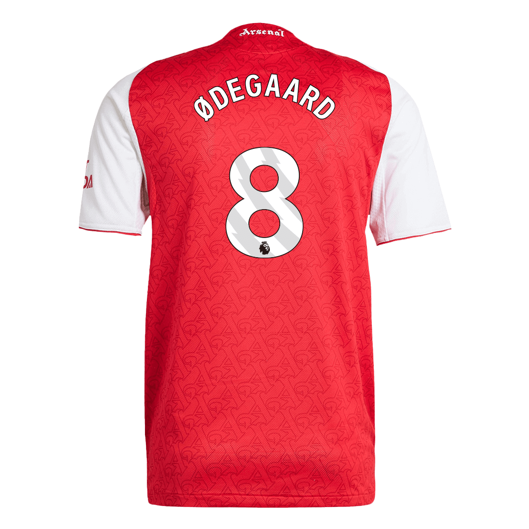 ØDEGAARD #8 Arsenal Home Authentic Soccer Jersey 2025/26