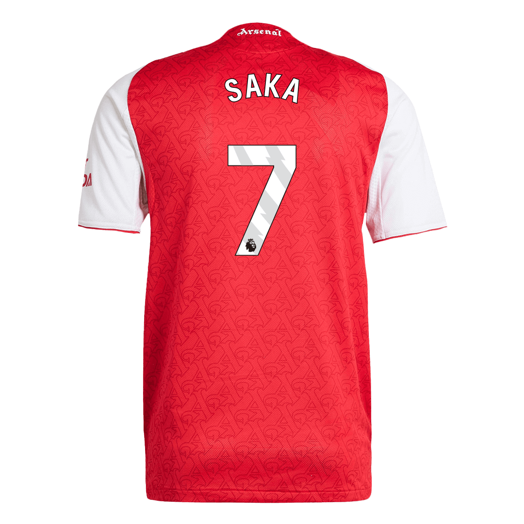 SAKA #7 Arsenal Home Authentic Soccer Jersey 2025/26