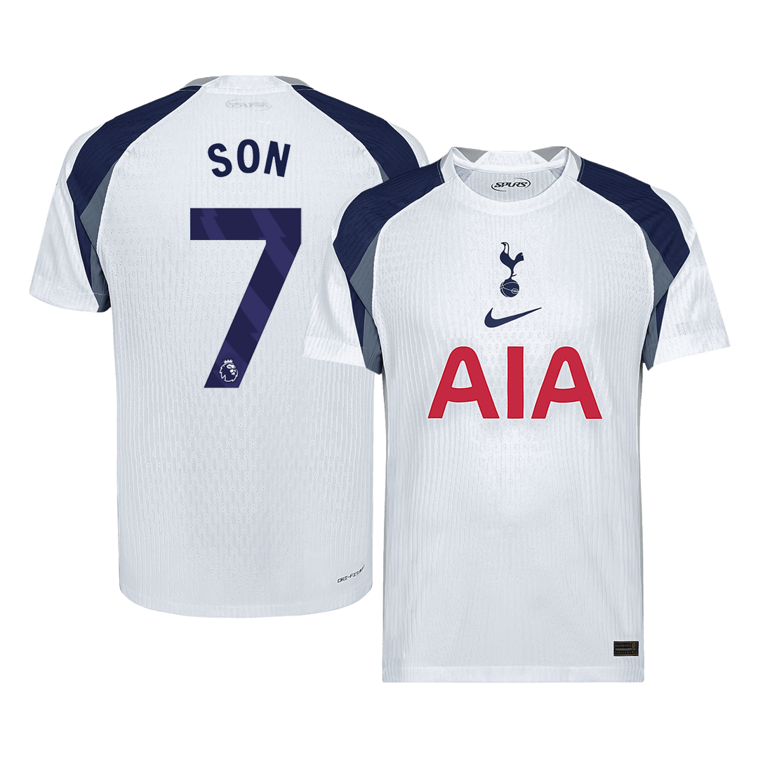 SON #7 Tottenham Hotspur Home Authentic Soccer Jersey 2025/26