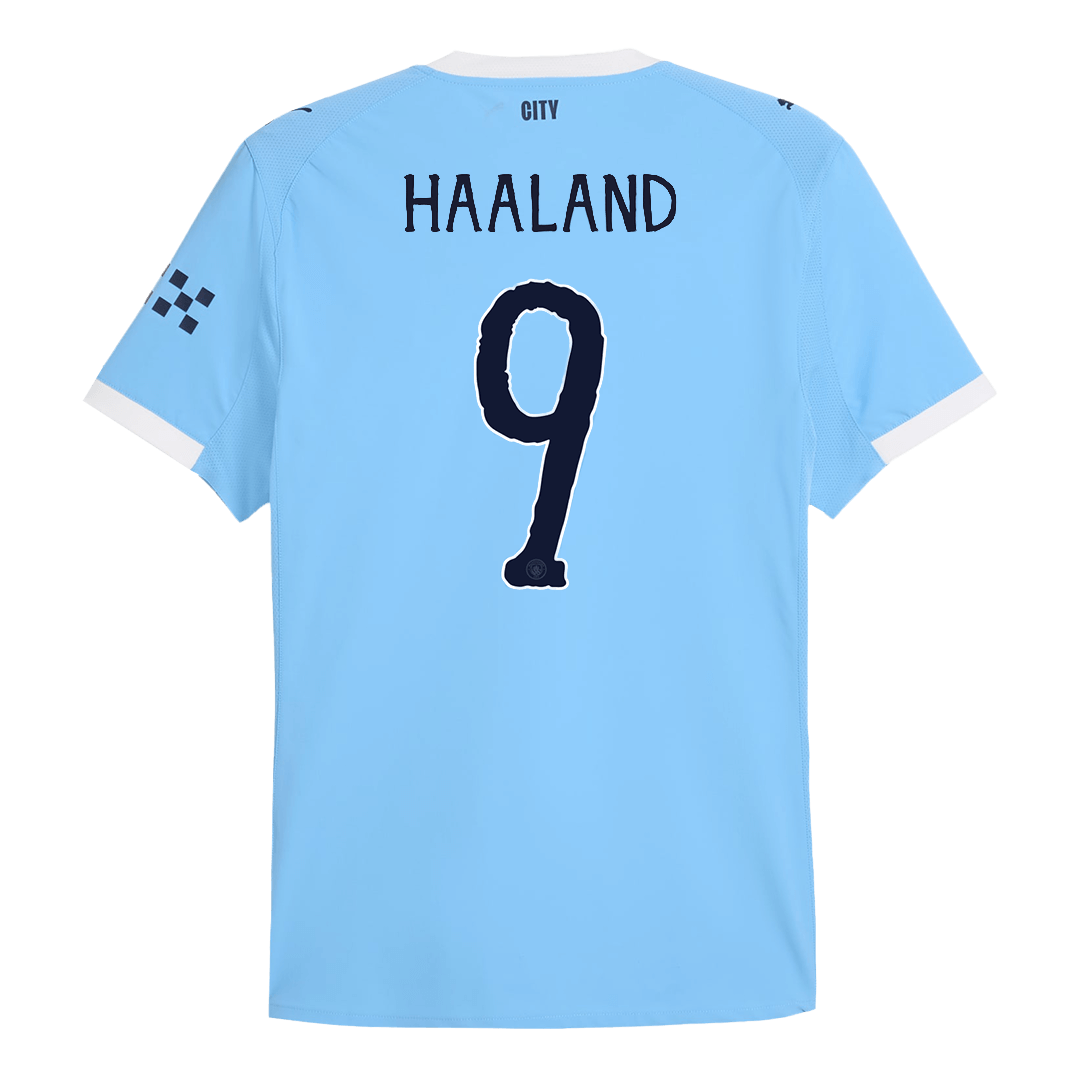 HAALAND #9 Manchester City Home Authentic Soccer Jersey 2025/26 - Club World Cup