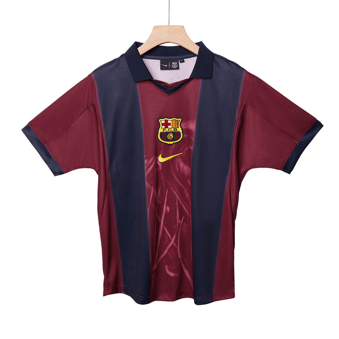 Vintage Soccer Jersey Barcelona X CJ Home 2000/01