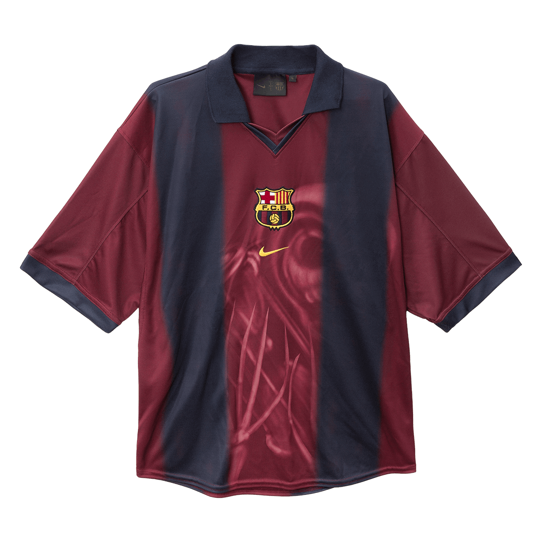 Vintage Soccer Jersey Barcelona X CJ Home 2000/01