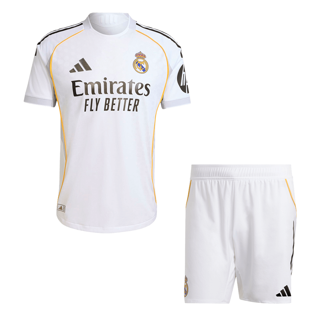 Real Madrid Home Authentic Jerseys Kit 2025/26