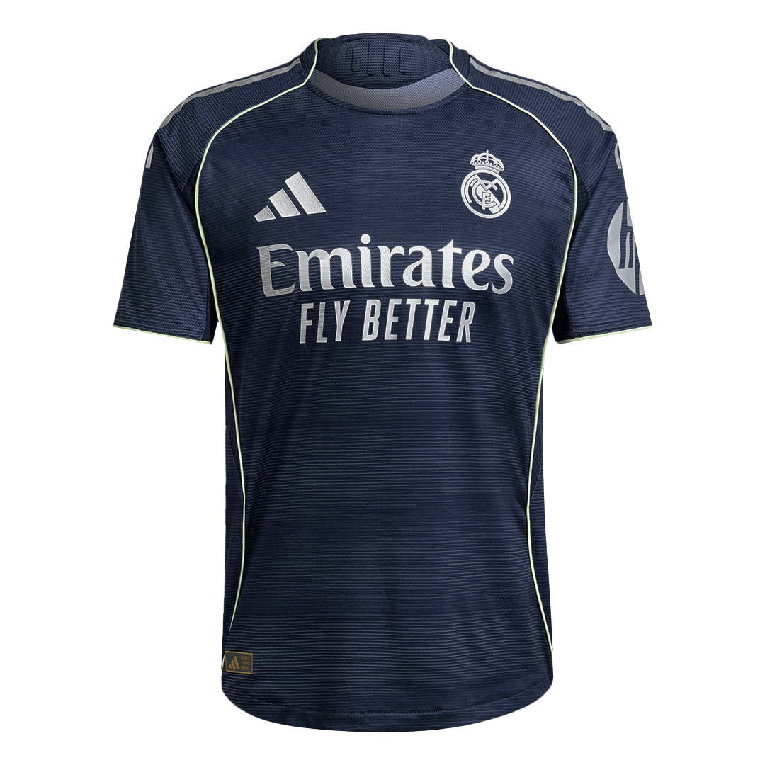 MBAPPÉ #9 Real Madrid Away Authentic Soccer Jersey 2025/26