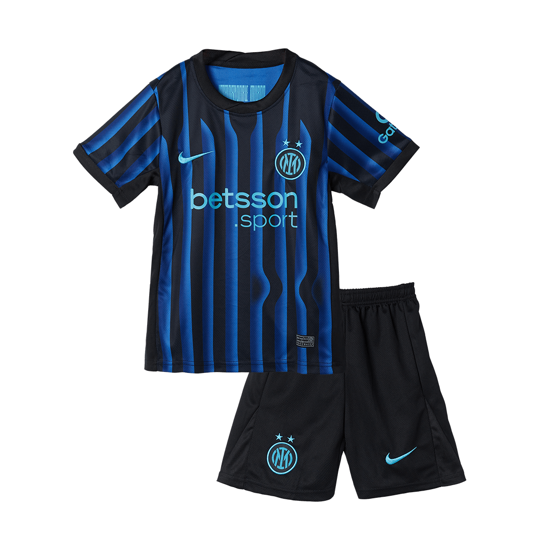Inter Milan Home Kids Soccer Jerseys Kit 2025/26