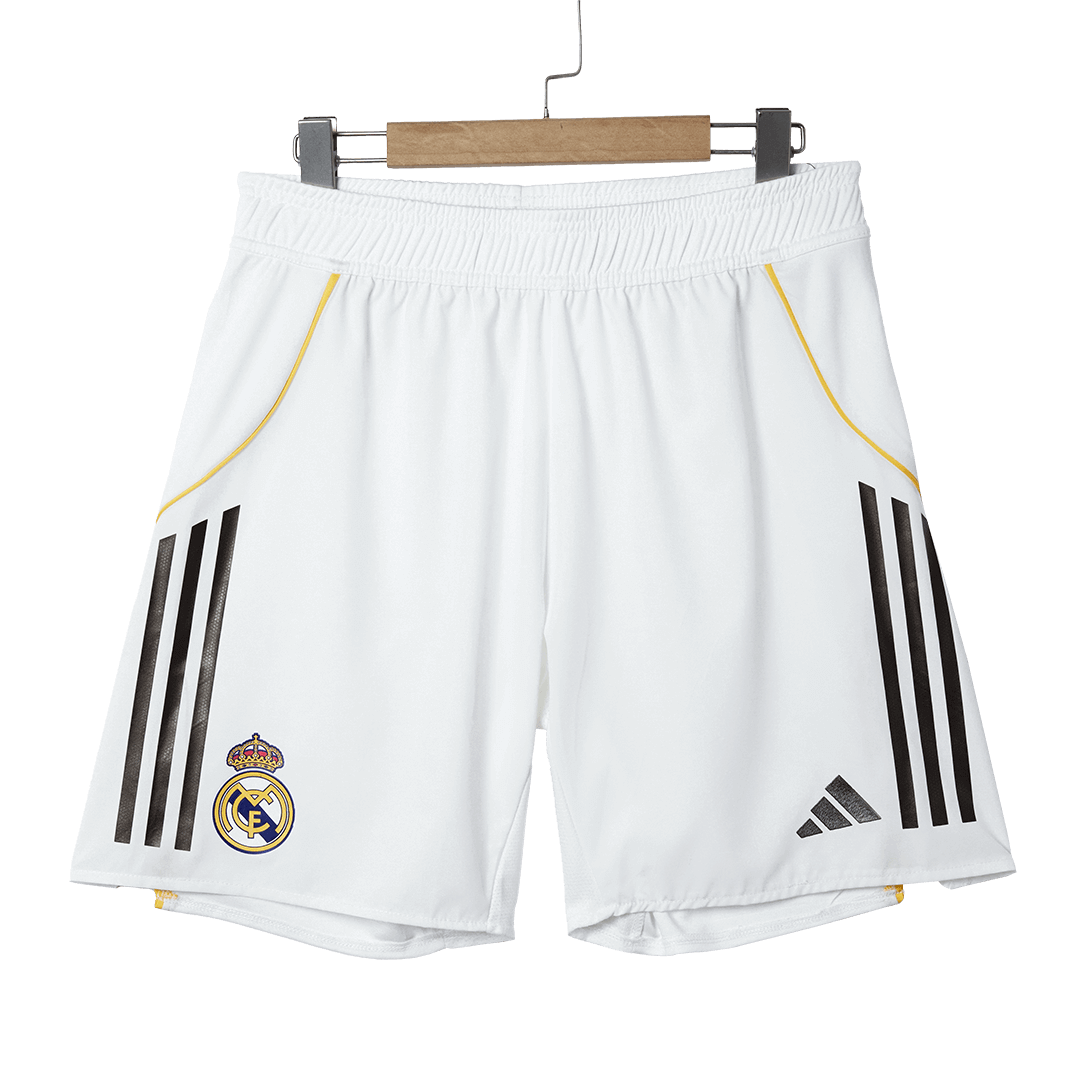 Real Madrid Home Authentic Soccer Shorts 2025/26