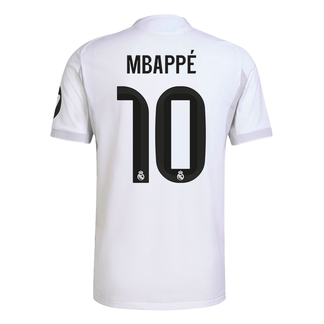 MBAPPÉ #10 Real Madrid Home Authentic Soccer Jersey 2025/26