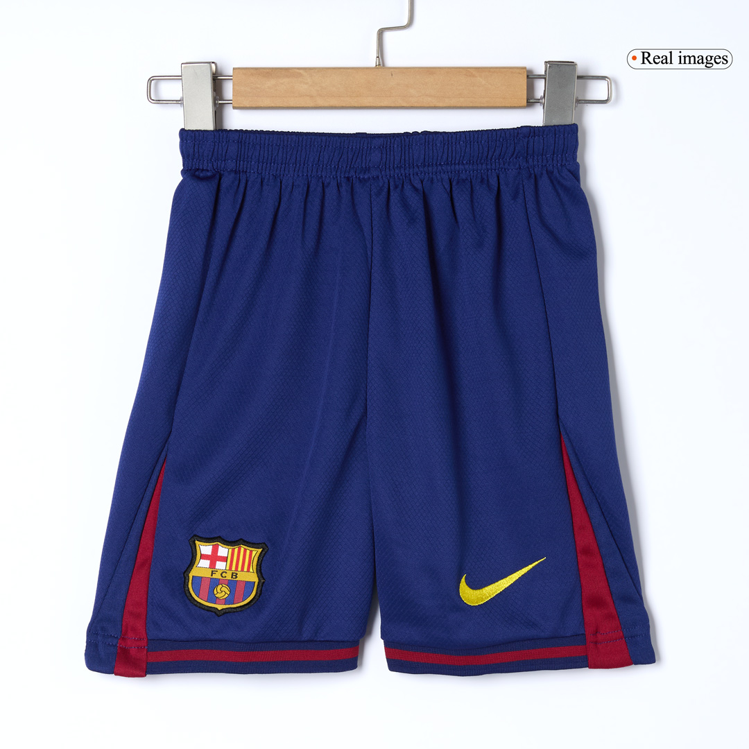 Barcelona Home Kids Soccer Jerseys Kit 2025/26